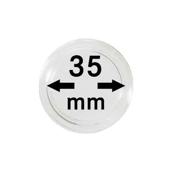 Obal pro sběratelský předmět Schulz Kapsle na mince s vnitřním průměrem 35 mm