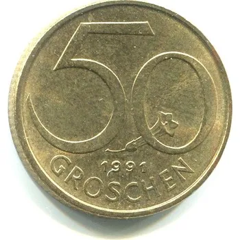 RAKOUSKO. 50 Groschen 1991.