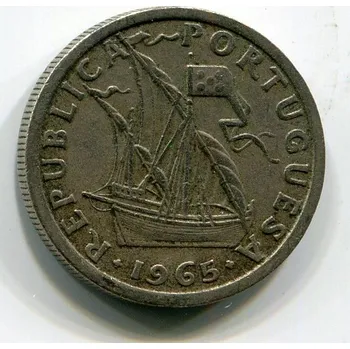 PORTUGALSKO. 2,50 escudos 1965.