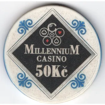 ČESKO. Žeton do casina. Millennium Casino. 50 Kč.
