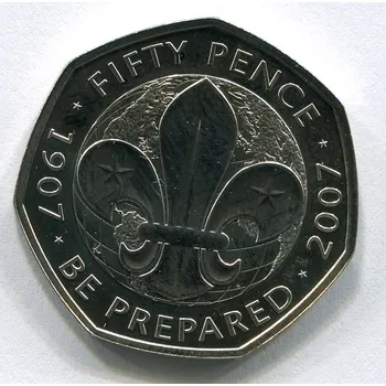VELKÁ BRITÁNIE. 50 pence 2019.