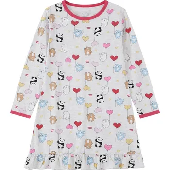 Dívčí pyžamo Dívčí noční košile Wolf S2483 šedá