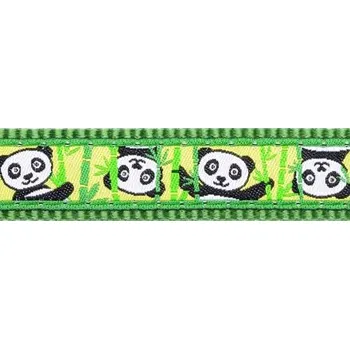 Vodítko pro psa Vodítko Red Dingo přepínací 20 mm x 2 m - Panda Green