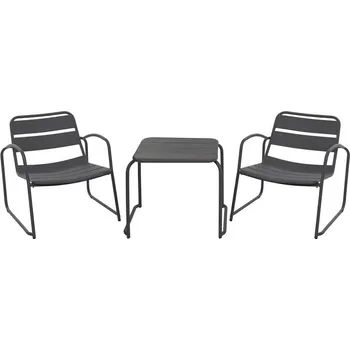 Zahradní sestava PROGARDEN Zahradní nábytek stůl + 2 židle PROGARDEN sada 3 ks KO-X16000010