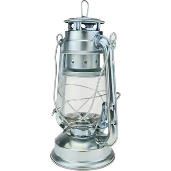 Petrolejová lampa Kovová petrolejová lampa 27 cm (Skleněná petrolejová lampa)