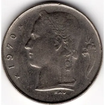 BELGIE. 1 franc 1970. BELGIE.