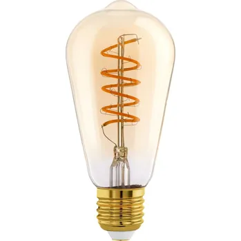 Žárovka LM-E27-LED ST64 8W jantarová 2700K EGLO 110372