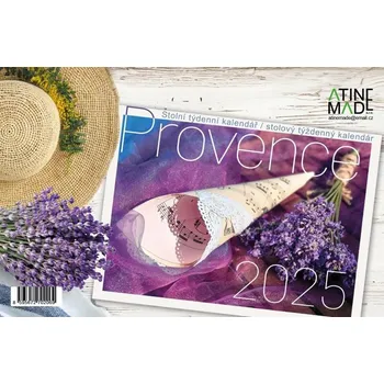 Kalendář Atinemade Stolní týdenní kalendář Provence 2025