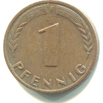 Německo. 1 Pfennig 1968/F.