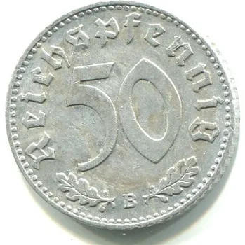 NĚMECKO. 50 Pfennig 1942/B.