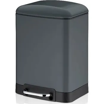 Odpadkový koš KELA Koš kosmetický DAVINO 6 l tmavě šedá KL-22992