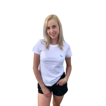 Dámské tričko KAŠMIR CLASSIC H2 white/blue