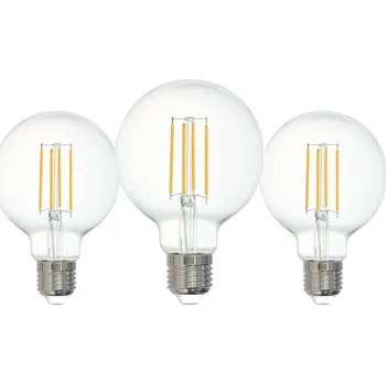 Žárovka LM-E27-LED G80 4W 4000K čirá 3ks EGLO 11352