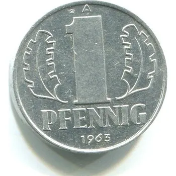 NDR. 1 Pfennig 1963.