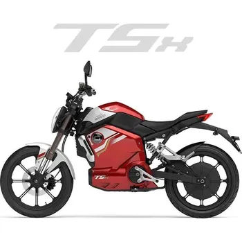 Elektrický skútr Vmoto Super Soco TSX – elektrický motocykl, výkon 3 kW, max. rychlost 75 km/h Varianta: DUAL BATTERY, Barva: Červená