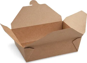 Jednorázové nádobí WIMEX Food Box papírový nepromastitelný box 195 x 140 x 65 mm 50 ks