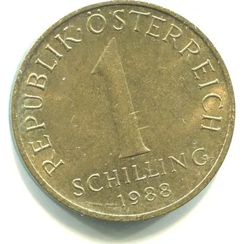RAKOUSKO. 1 Schilling 1988.