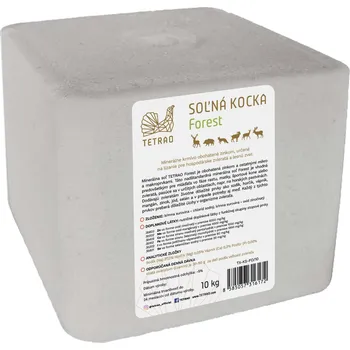 Krmivo pro hospodářské zvíře Minerální solná kostka TETRAO 10 kg Forest