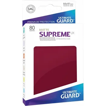 Doplněk k figurce Ultimate Guard Supreme UX Sleeves Standard Size Matte Burgundy (80)
