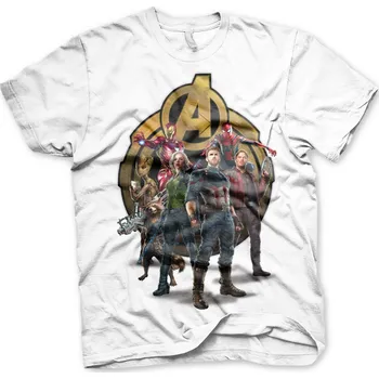 Pánské tričko Funko | Pánské tričko Avengers Infinity War bílé - L / Bílá