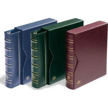 Obal pro sběratelský předmět Leuchtturm Album VARIO CLASSIC, s kazetou, modrá