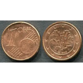 NĚMECKO. 1 cent 2004/F.