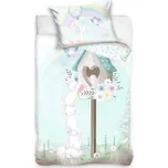 Carbotex Povlečení do postýlky Králičí pošta 100x135/40x60 cm