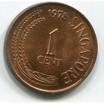SINGAPUR. 1 cent 1978.