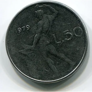 ITÁLIE. 50 lire 1979.