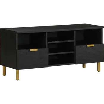 Televizní stolek vidaXL TV skříňka černá 100 x 33 x 46 cm kompozitní dřevo [4017666]