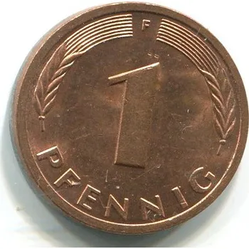 NĚMECKO. 1 Pfennig 1983/F