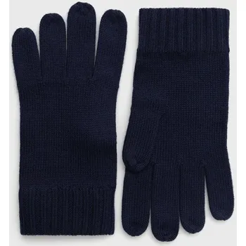 Rukavice Vlněné rukavice Polo Ralph Lauren pánské, tmavomodrá barva 710886135002 59X, vel. ONE SIZE