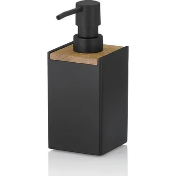 Dávkovač mýdla KELA Dávkovač mýdla Cube polyresin černá 300 ml KL-23689