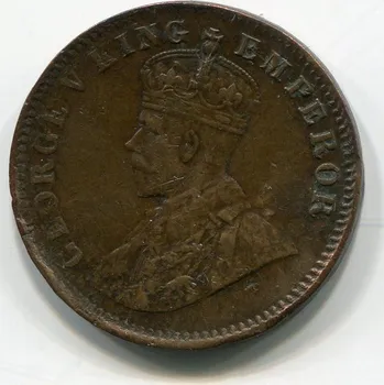 Indie. 1/4 anna 1913.