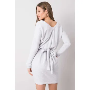 Dámské šaty RUE PARIS Bavlněné šaty Kloe světle šedé Velikost: S