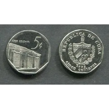 Sběratelství KUBA. 5 centavos 1999. KM-575.2