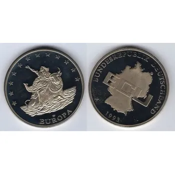 NĚMECKO. ECU. Bundesrepublik Deutschland. 1993. Europa.