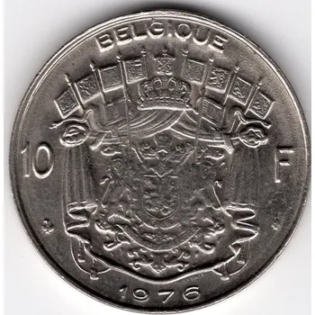 BELGIE. 10 francs 1976. BELGIQUE.