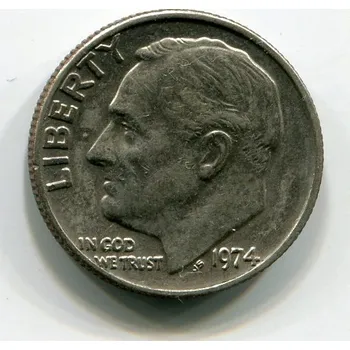 USA. 1 dime 1974. KM-195a