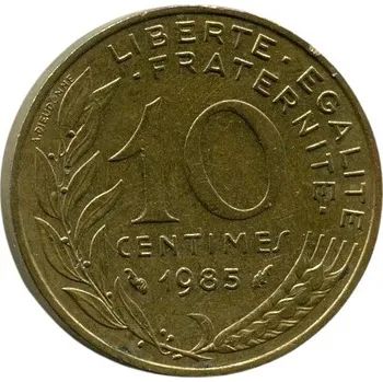 FRANCIE. 10 centimes 1985.