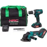 Sada nářadí NAC aku šroubovák + úhlová bruska CDB-AGE-LI-20V