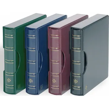 Obal pro sběratelský předmět Leuchtturm Album PERFECT DP CLASSIC, s kazetou, se speciální mechanikou, červená