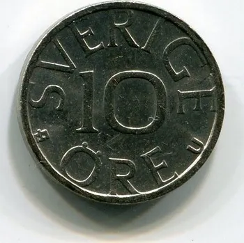 ŠVÉDSKO. 10 öre 1984.