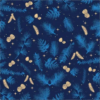 Papírový kapesník PROCOS Papírové ubrousky 33x33cm 3vrstvé šišky a jehličí