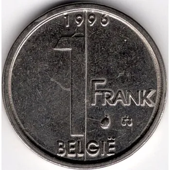 BELGIE. 1 franc 1996. BELGIE.