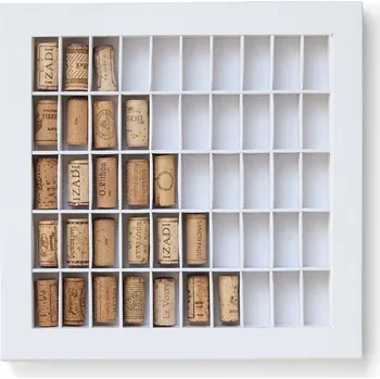 Obal pro sběratelský předmět Leuchtturm Box na 50 zátek od vína, bílá