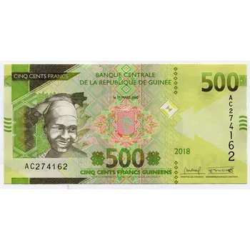 GUINEA. 500 francs 2018.