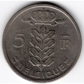 BELGIE. 5 francs 1949. BELGIQUE.