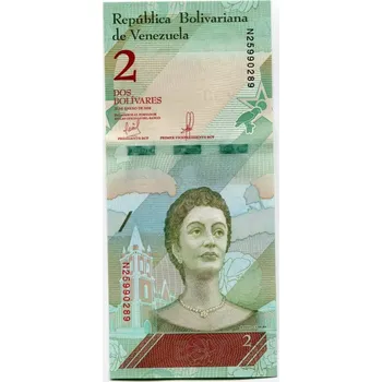 VENEZUELA. 2 bolivares 2018. Pi. 101a.