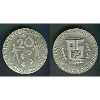 ŽILINA. Pozemné stavby - 20 výročie založenia.